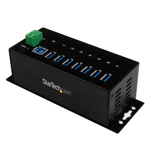 StarTech.com ST7300USBME huby i koncentratory USB 3.2 Gen 1 (3.1 Gen 1) Type-B 5000 Mbit/s Czarny