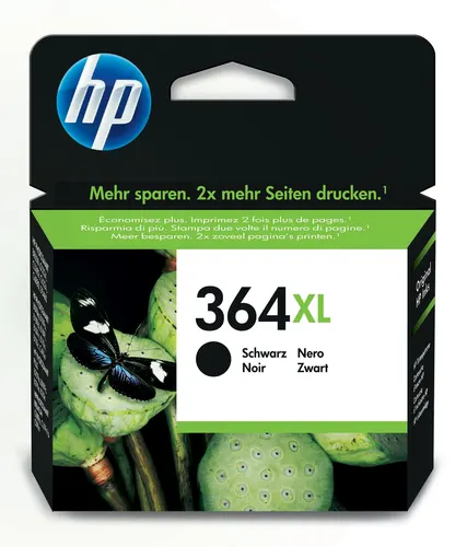 HP 364XL oryginalny wkład atramentowy czarny XL, XL czarny, pudełko (wersja SE/UK)
