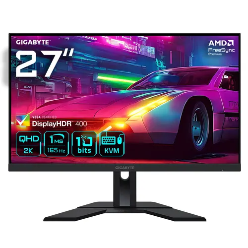GIGABYTE M27Q monitor komputerowy 68,6 cm (27") 2560 x 1440 px Quad HD LED Czarny