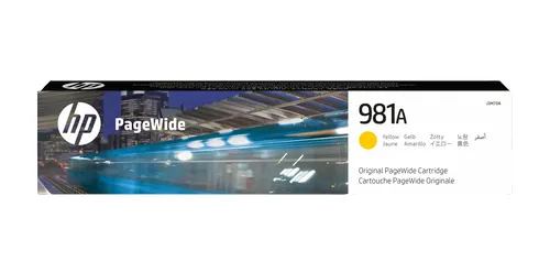 HP Oryginalny żółty wkład atramentowy 981A PageWide