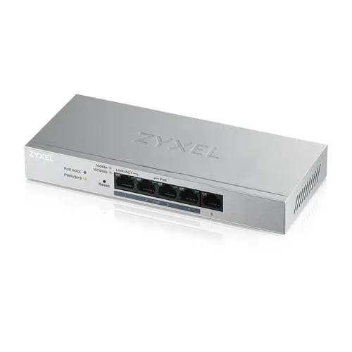 Zyxel GS1200-5HP v2 Zarządzany Gigabit Ethernet (10/100/1000) Obsługa PoE Szary