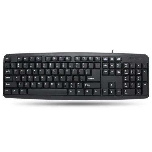 Techly IDATA 955-UBK-AM klawiatura Uniwersalne USB US English Czarny