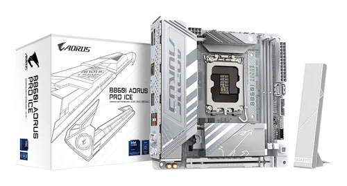 GIGABYTE B860I AORUS PRO ICE płyta główna Intel B860 LGA 1851 (Socket V1) mini ITX