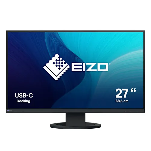 EIZO FlexScan EV2720S-BK monitor komputerowy 68,6 cm (27") 2560 x 1440 px Quad HD LCD Czarny