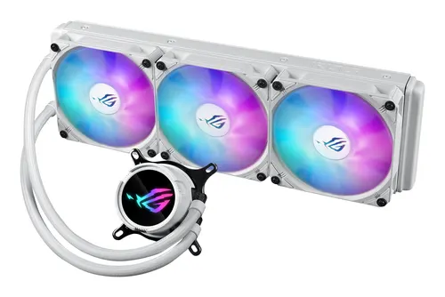 ASUS ROG Strix LC III 360 ARGB White Edition Procesor Chłodnica cieczy all-in-one 12 cm Biały, 360 mm ARGB, biały