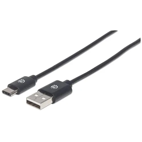 Manhattan 353298 kabel USB USB 2.0 1 m USB C USB A 0,48 Gbit/s Czarny