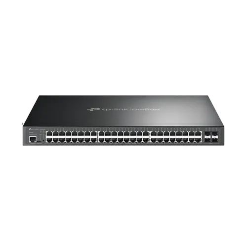 TP-Link Omada SG3452P przełącznik sieciowy Zarządzany L2/L3 Gigabit Ethernet (10/100/1000) Obsługa PoE 1U Czarny (TL-SG3452P)
