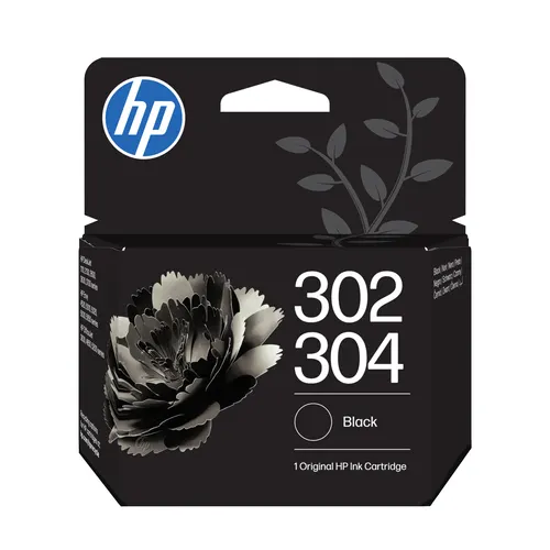 HP Oryginalny czarny tusz 302/304