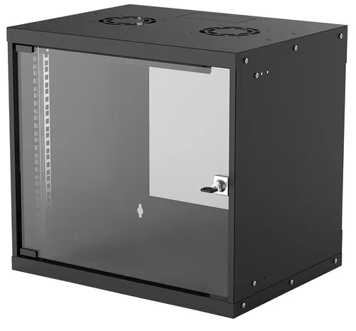 Intellinet 714174 stojak 9U Szafa wisząca Czarny