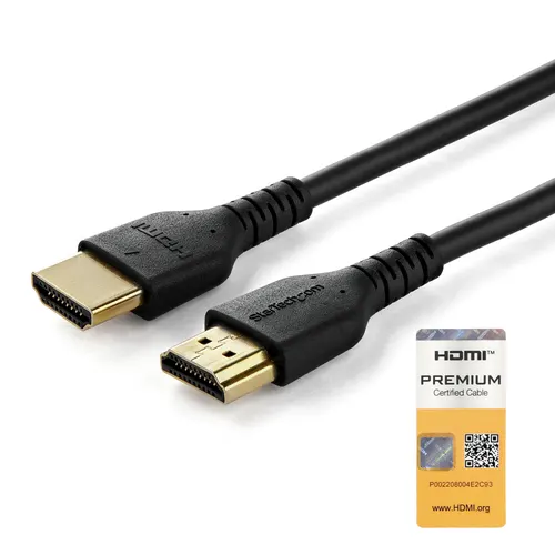 StarTech.com RHDMM1MP kabel HDMI 1 m HDMI Typu A (Standard) Czarny