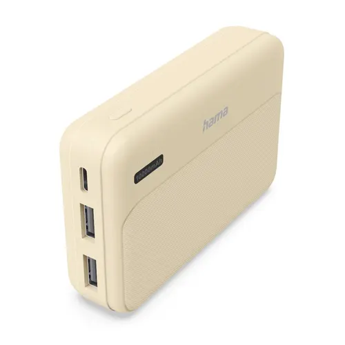 Hama Pocket 10 Litowo-polimerowy (LiPo) 10000 mAh Piaskowy