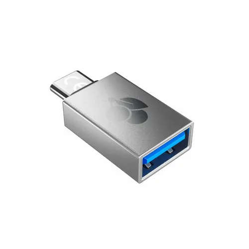 CHERRY 61710036 przejściówka do kabli USB-A USB-C Srebrny