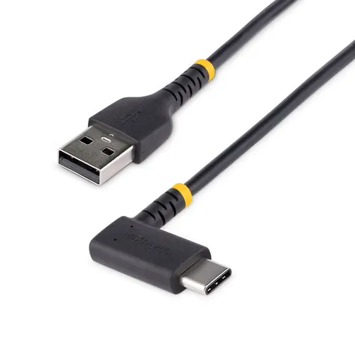 StarTech.com R2ACR-30C-USB-CABLE kabel USB USB 2.0 0,3 m USB A USB C 0,48 Gbit/s 60 W Czarny