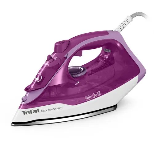Tefal FV2836 Żelazko suche i parowe Płyta ceramiczna 2400 W Fioletowy, Biały