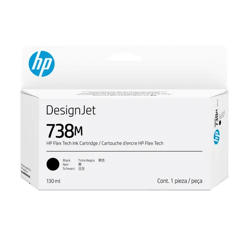 HP Czarny tusz 738M DesignJet 130 ml