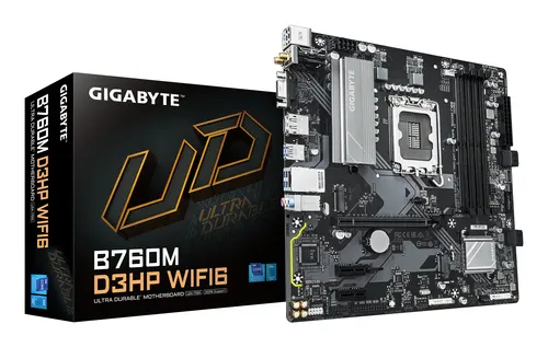 GIGABYTE B760M D3HP WIFI6 płyta główna Intel B760 Express LGA 1700 micro ATX