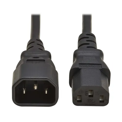 Eaton P004-P5M-EU kabel zasilające Czarny 0,5 m IEC C13 IEC C14