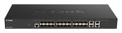 D-Link DXS-1210-28S przełącznik sieciowy Zarządzany L2/L3 10G Ethernet (100/1000/10000) 1U Czarny