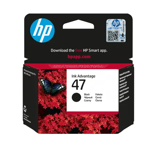 HP Oryginalny czarny wkład 47