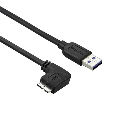 StarTech.com USB3AU1MLS kabel USB USB 3.2 Gen 1 (3.1 Gen 1) 1 m USB A Micro-USB B 5 Gbit/s Czarny