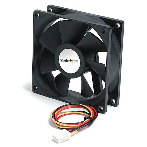 StarTech.com FAN9X25TX3L system chłodzenia komputerów Obudowa komputera Wentylator 9,2 cm Czarny