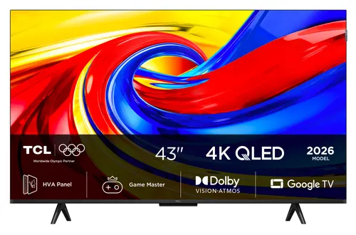 TCL P7L 43P7L Telewizor 109,2 cm (43") 4K Ultra HD Smart TV Wi-Fi Czarny 400 cd/m²