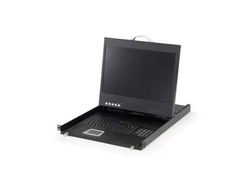 LevelOne KVM-8901DE konsola rackowa 48,3 cm (19") 1440 x 900 px Czarny