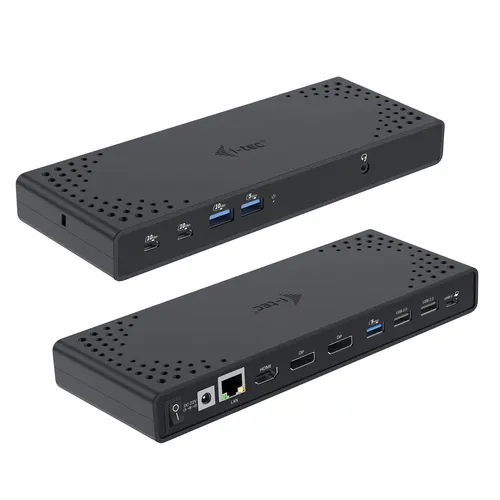 i-tec C31TRIPLE4KDOCKPDUK stacja dokująca Przewodowa USB 3.2 Gen 1 (3.1 Gen 1) Type-C Czarny