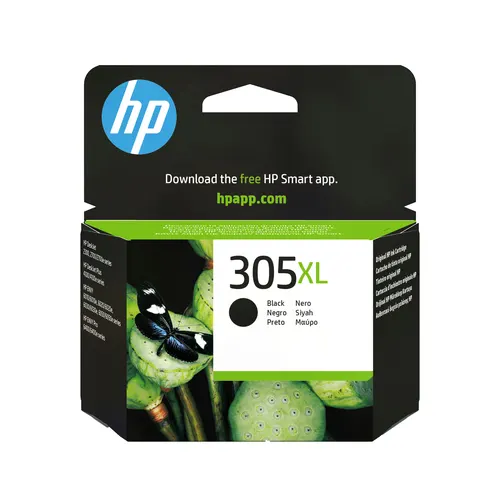 HP Oryginalny czarny wkład atramentowy o dużej wydajności 305XL, czarny (240 stron)