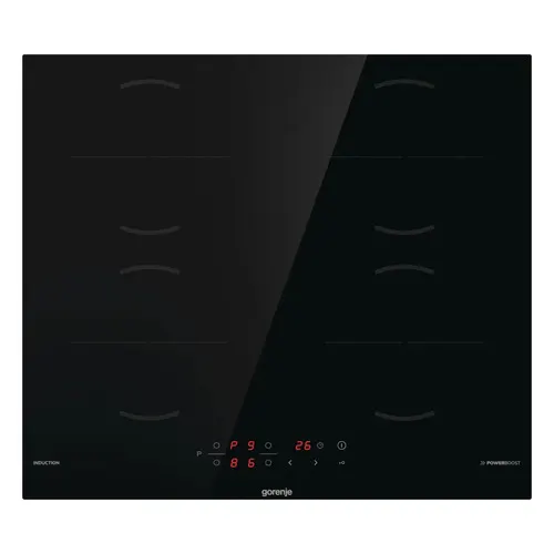 Gorenje GI6401BSCE Czarny Wbudowany 59 cm Płyta indukcyjna strefowa 4 stref(y)