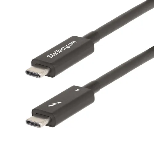 StarTech.com A40G2MB-TB4-CABLE kabel Thunderbolt 2 m 40 Gbit/s Czarny