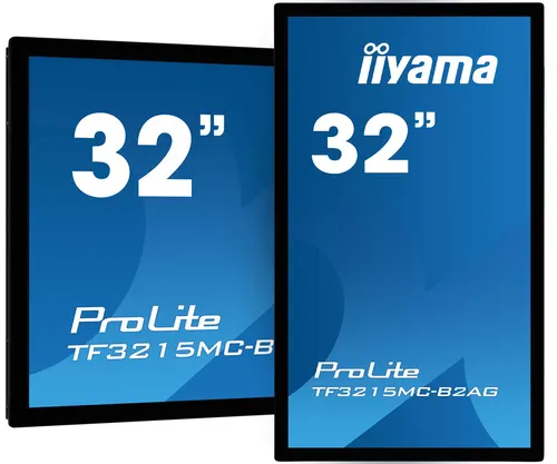 iiyama ProLite TF3215MC-B2AG monitor komputerowy 80 cm (31.5") 1920 x 1080 px Full HD LED Ekran dotykowy Kiosk Czarny