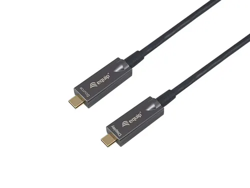 Equip 119469 kabel USB USB 3.2 Gen 2 (3.1 Gen 2) 15 m USB C 10 Gbit/s 60 W Czarny