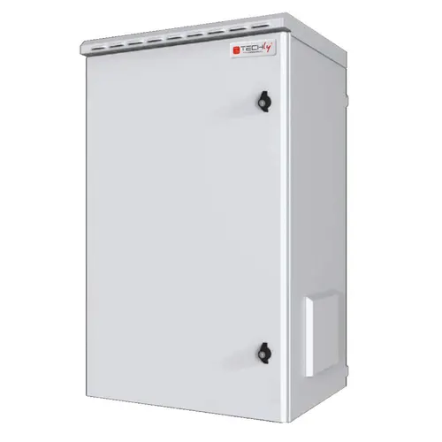 Techly I-CASE IP55-1245 stojak 12U Szafa wisząca Szary