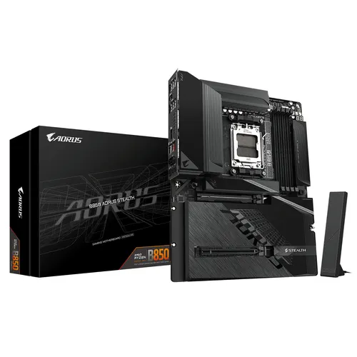 GIGABYTE B850 AORUS STEALTH AMD B850 Gniazdo AM5 ATX