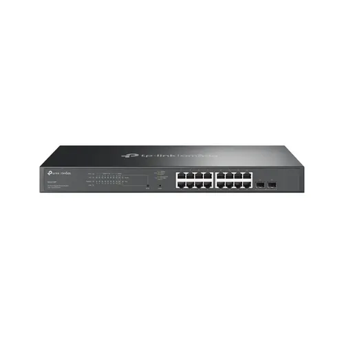 TP-Link Omada SG2218P przełącznik sieciowy Zarządzany L2/L2+ Gigabit Ethernet (10/100/1000) Obsługa PoE 1U Czarny