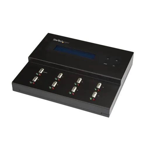 StarTech.com USBDUPE17 duplikator Duplikator dysky flash USB Czarny 7 kopii