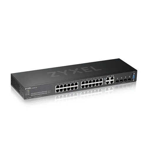 Zyxel GS2220-28-EU0101F przełącznik sieciowy Zarządzany L2 Gigabit Ethernet (10/100/1000) Czarny