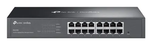 TP-Link Omada ES216G przełącznik sieciowy Zarządzany L2 Gigabit Ethernet (10/100/1000) Czarny