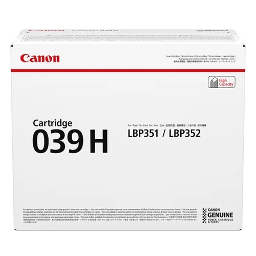 Canon 039H kaseta z tonerem 1 szt. Oryginalny Czarny