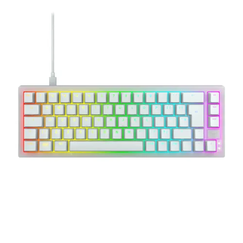 CHERRY K5V2 Compact klawiatura Gaming USB QWERTY Skandynawia Biały