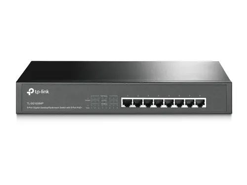 TP-Link TL-SG1008MP przełącznik sieciowy Nie zarządzany Gigabit Ethernet (10/100/1000) Obsługa PoE Czarny