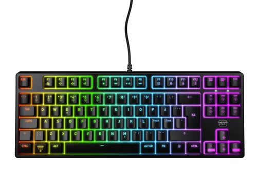 CHERRY XTRFY K4V2 RGB TKL klawiatura Gaming USB QWERTY Portugalski Czarny