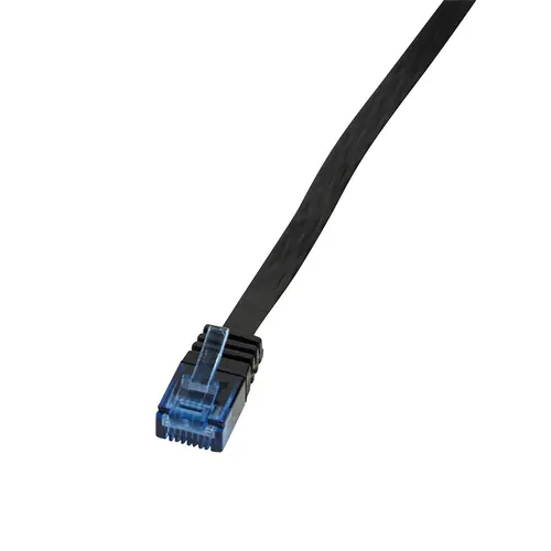 LogiLink 1m Cat6 U/UTP RJ45 kabel sieciowy Czarny U/UTP (UTP)