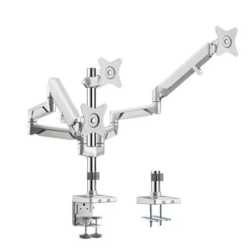 LogiLink BP0090 uchwyt / stojak do monitorów 68,6 cm (27") Biurko Srebrny