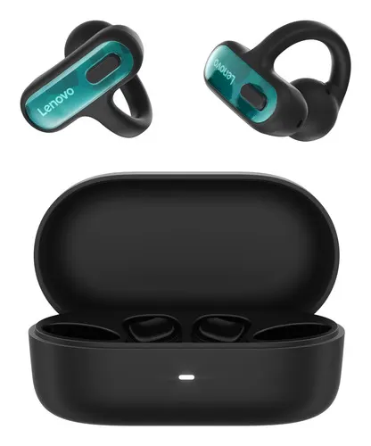 Lenovo X500 Zestaw słuchawkowy True Wireless Stereo (TWS) Nauszne klipsy, Otwarty na ucho Business/Everyday USB Type-C Bluetooth Czarny