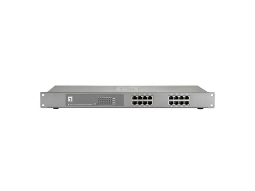 LevelOne FEP-1612W150 przełącznik sieciowy Fast Ethernet (10/100) Obsługa PoE Szary