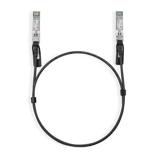 TP-Link Omada TL-SM5220-1M kabel InfiniBand / światłowodowy SFP+ DAC Czarny
