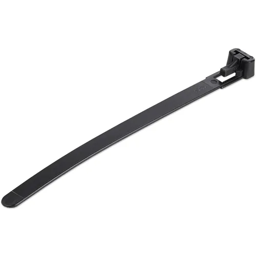 StarTech.com CBMZTRB5BK opaska kablowa Zwalniana opaska kablowa Nylon, Plastik Czarny 100 szt.