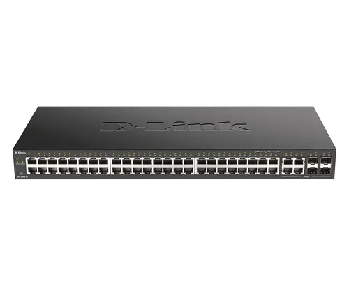 D-Link DGS-2000-52 przełącznik sieciowy Zarządzany L2/L3 Gigabit Ethernet (10/100/1000) 1U Czarny